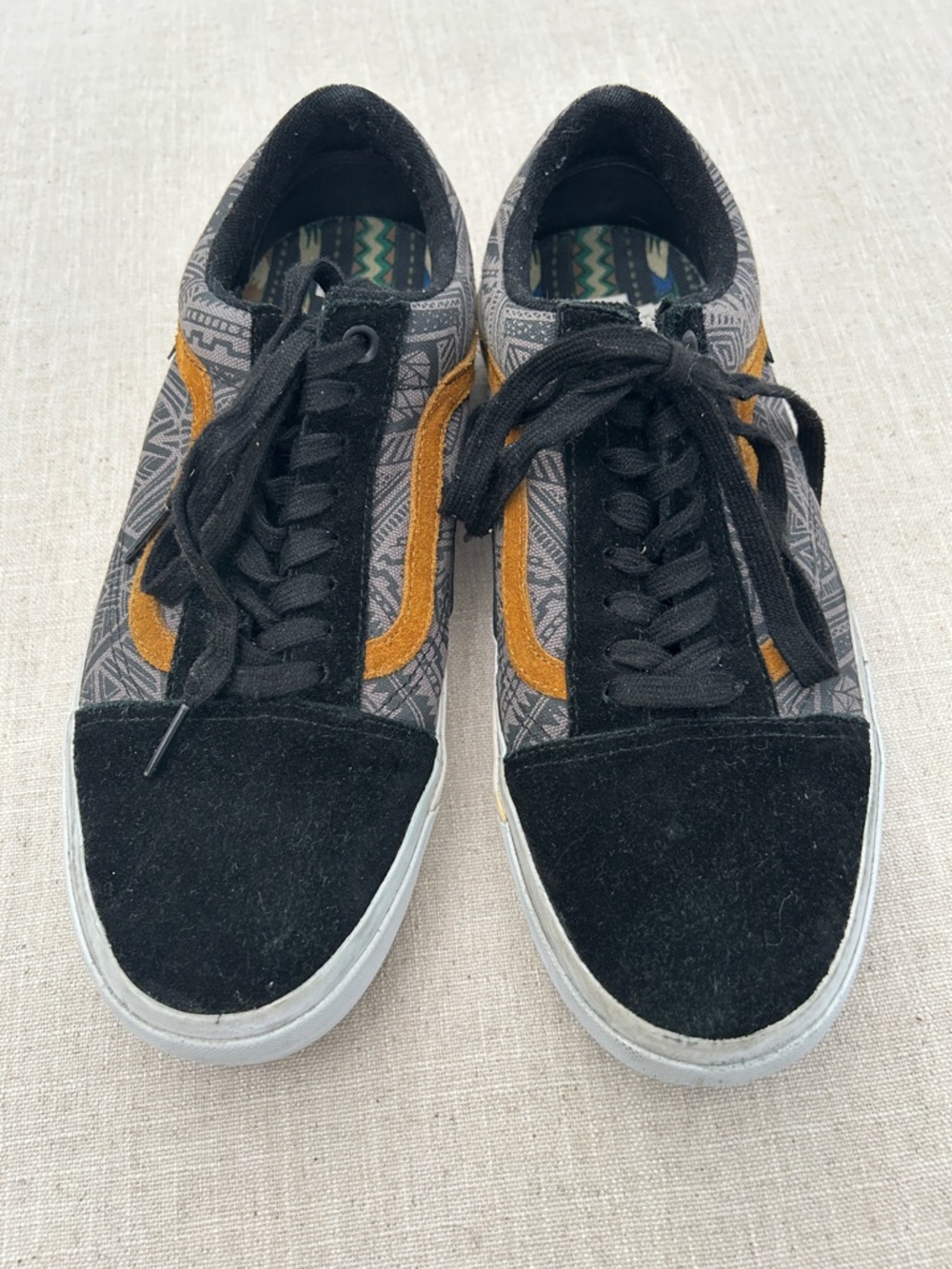 Vans Courage Adams BMX Old Skool Black Brown Men’s Sneakers size 10